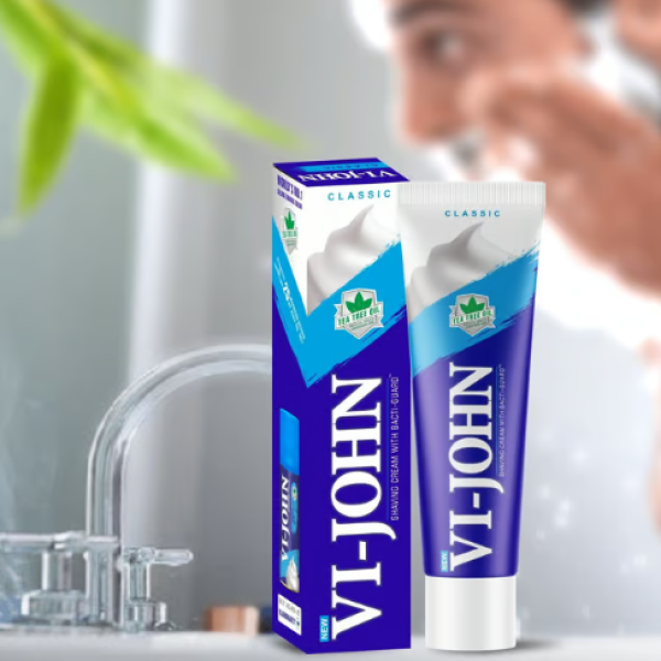 Vi-John Shaving Cream Classic with Tea Tree Oil
