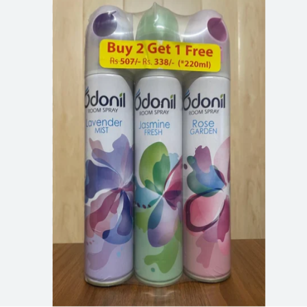 Odonil Room Spray 220ml Buy 2 Get 1 Free