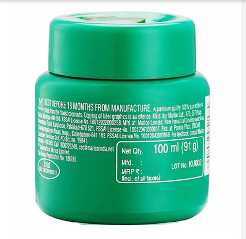 Nihar Naturals Coconut Oil Jar 175ml + Nihar Coconut Oil 35ml Free